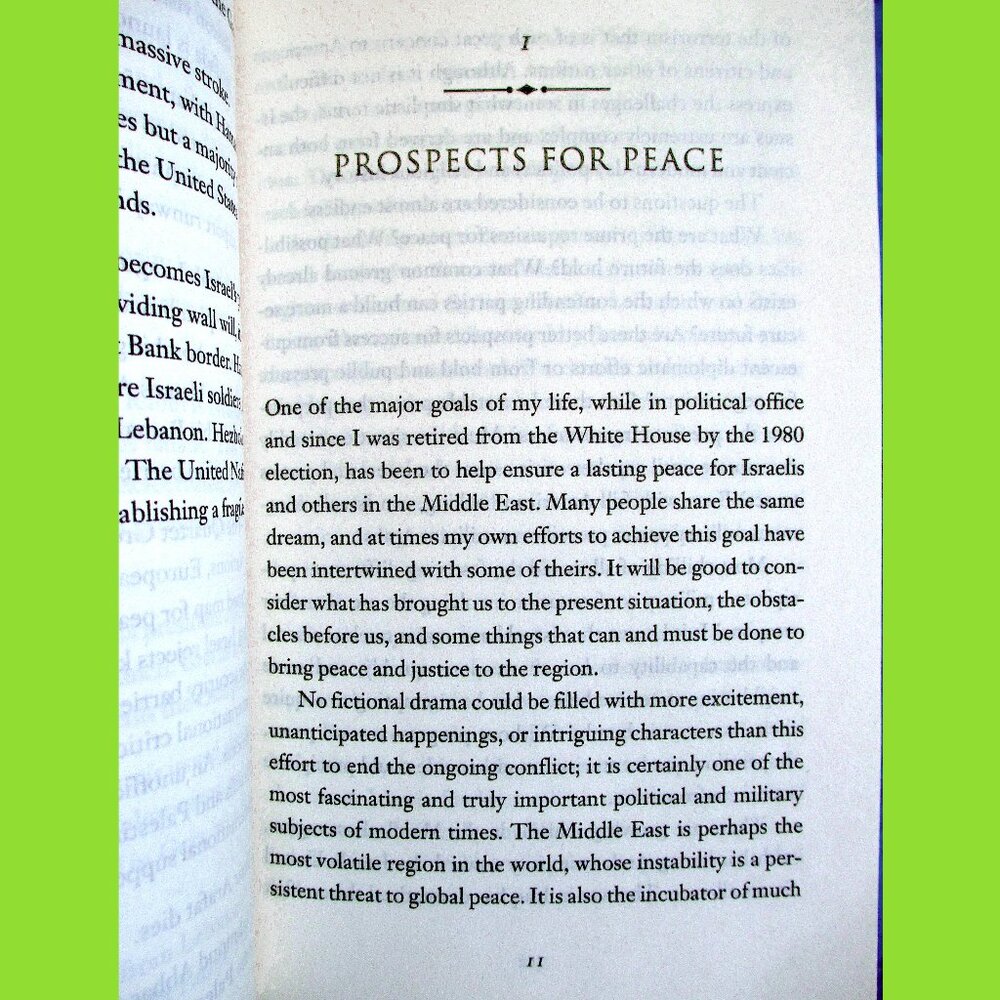 Book - Jimmy Carter's Palestine: Peace Not Apartheid - Picture 3 of 16